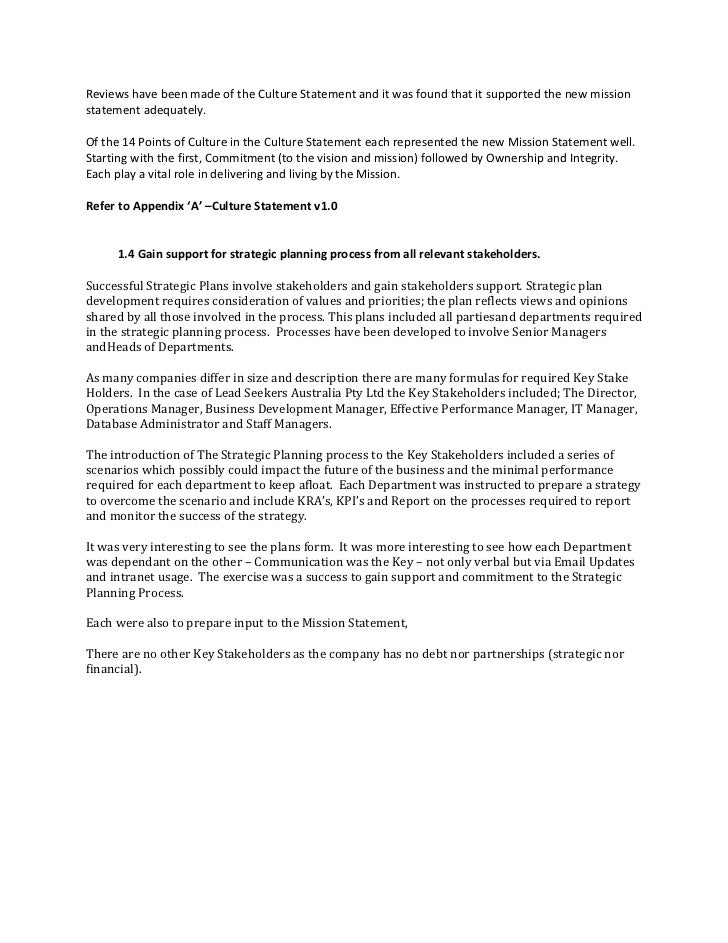 strategic business management and planning assignment strategic management assignment